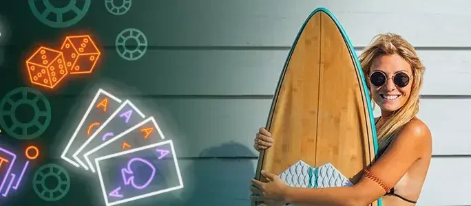 Second deposit promo artwork from the PokieSurf welcome package